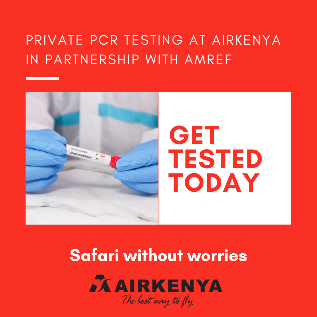 Airkenya partners with Amref to provide PCR Testing service